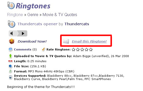 Blackberry Curve Default Ringtones Download